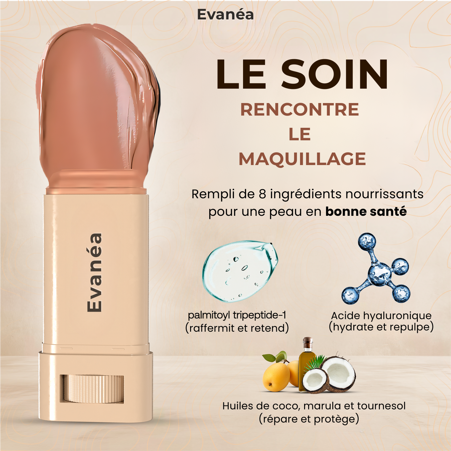 Baume Teinté Sérum Éclat Evanéa